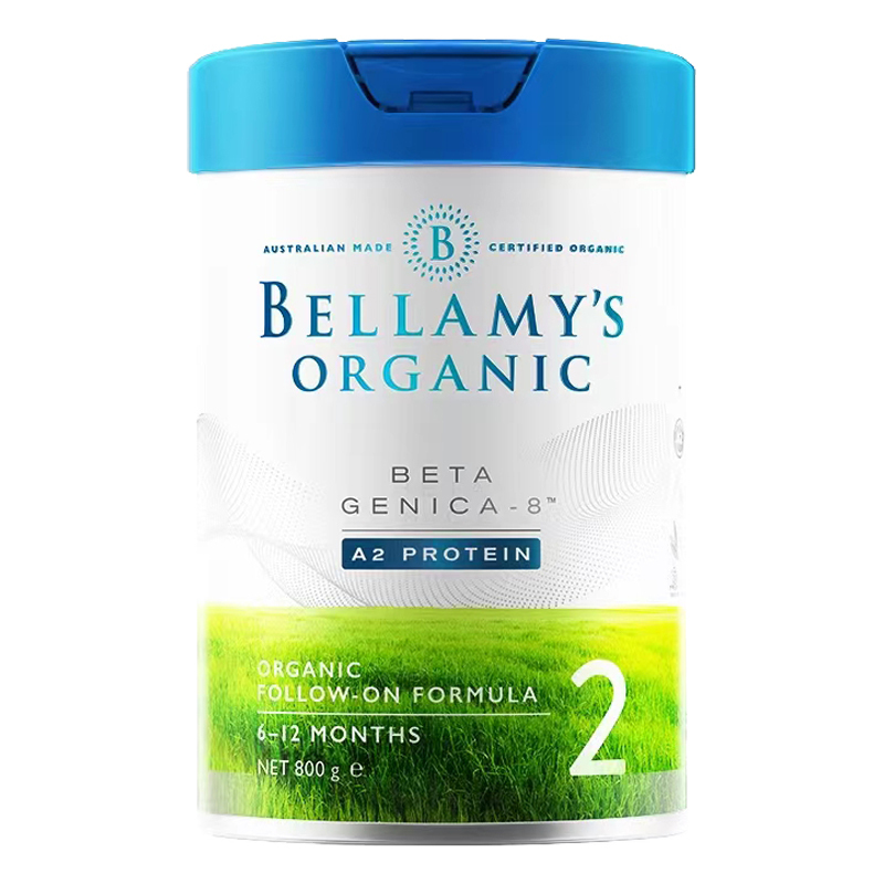 有效期到27年7月-三罐装-贝拉米(Bellamy’s)有机婴儿配方奶粉白金版含有机A2蛋白2段800g/罐高清大图
