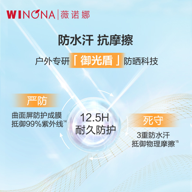 薇诺娜清透水感防晒乳SPF50PA+++ 50g高清大图