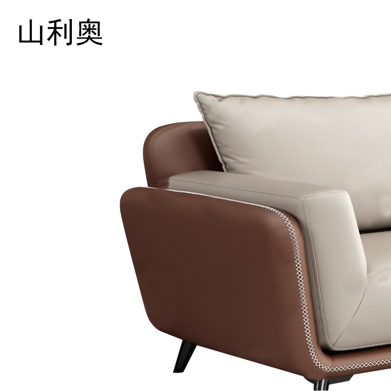 山利奥 双人沙发 长 1.7米 双人位 套高清大图