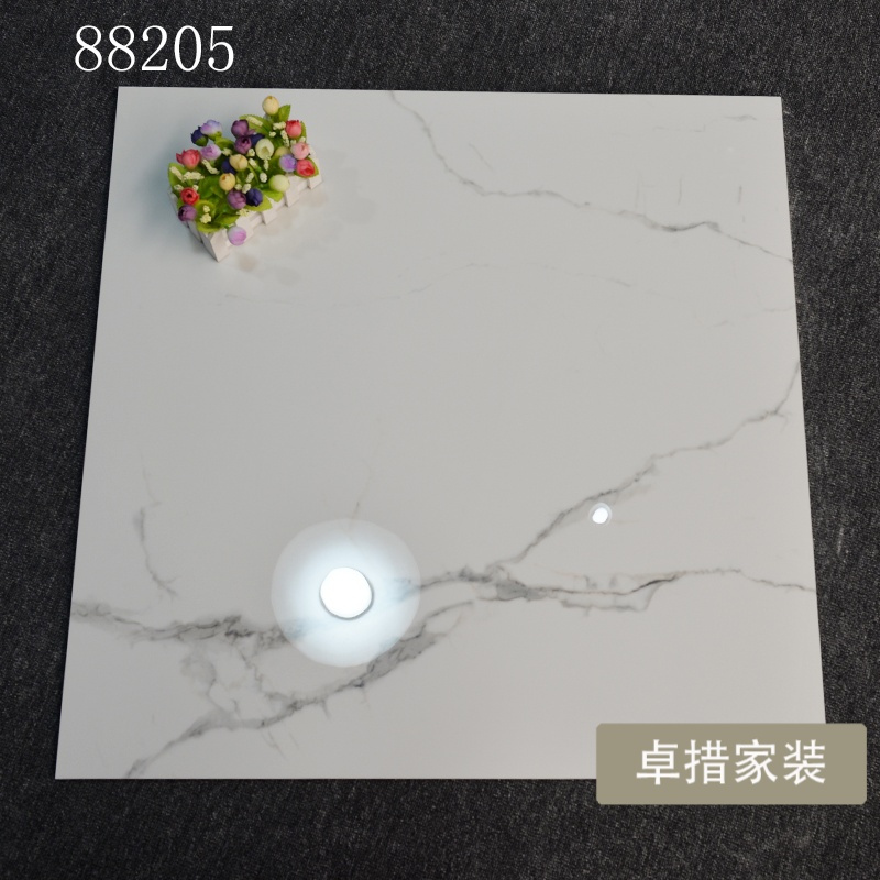 爵士白地板砖通体大理石金刚石地砖800X800佛山优质瓷砖客厅墙砖壹德壹