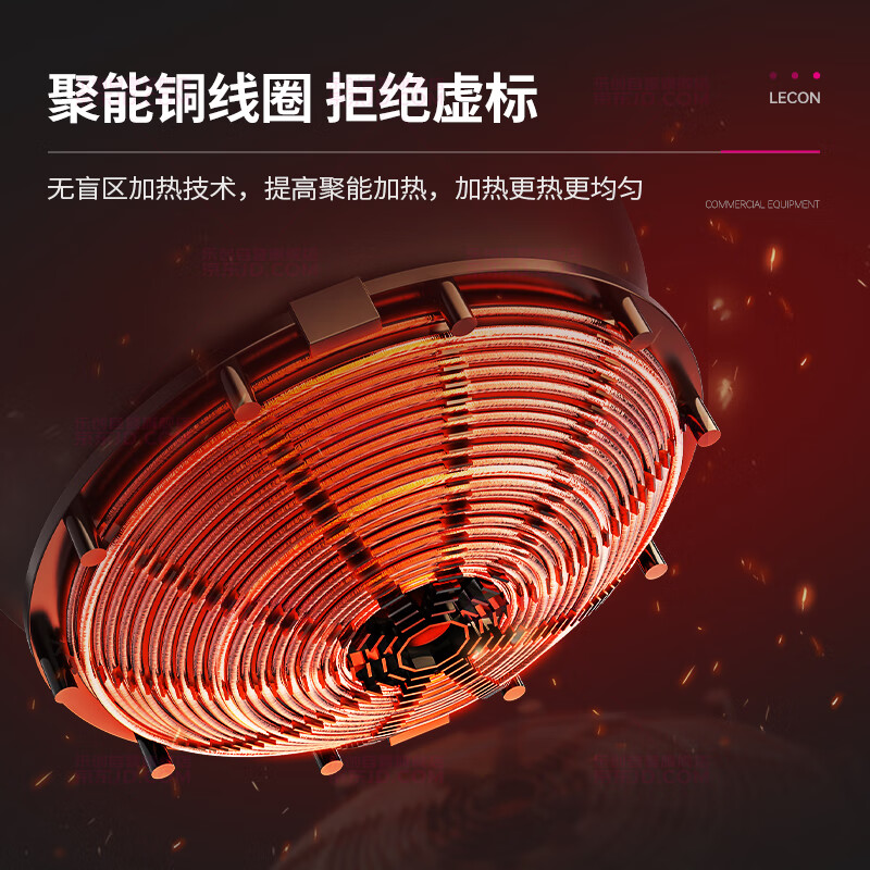 乐创( lecon)双头单尾小炒灶 LC-J-A15X1高清大图