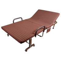iRider IR1015简易折叠床办公室午休午睡床保姆海绵垫滑轮移动