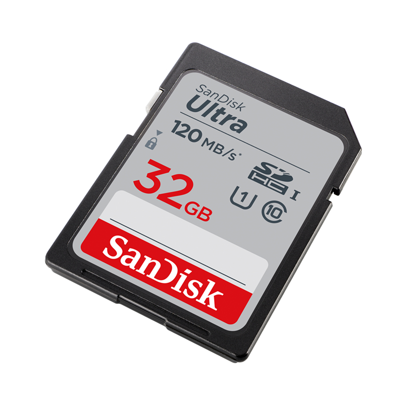 闪迪(SanDisk)32GB SD存储卡 C10 读速120MB/s 捕捉全高清 佳能尼康等数码相机理想伴侣