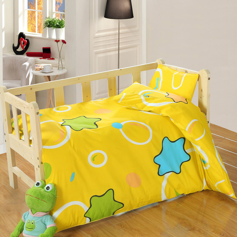 幼儿园被子三件套含芯全棉儿童午睡被褥纯棉加厚儿童被子六件套
