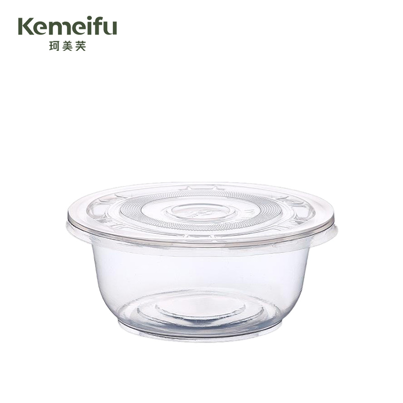 珂美芙 加厚一次性圆碗带盖 500型 个高清大图