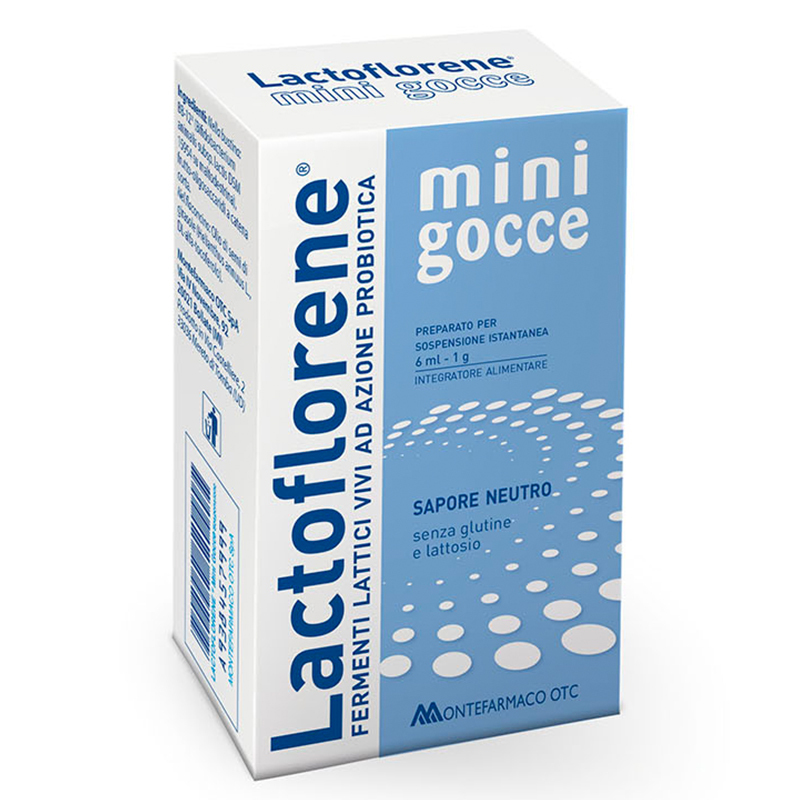 MONTEFARMACO意大利进口 新生婴幼儿益生菌滴剂腹痛腹泻 乳糖不耐受 6ml/盒装 50克