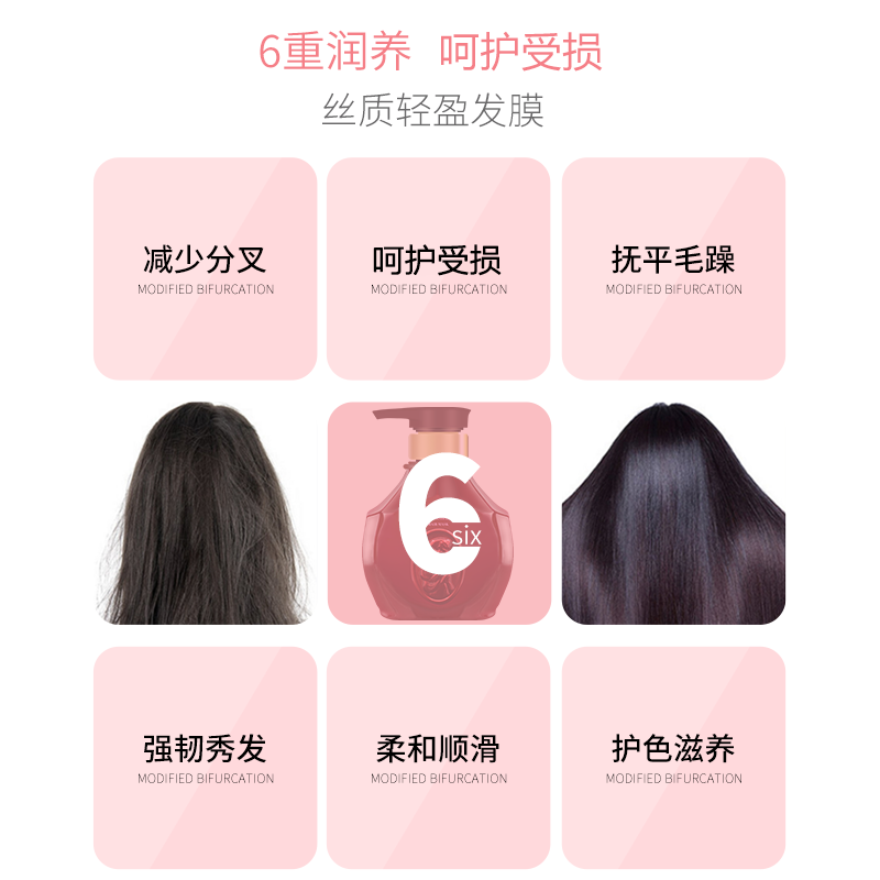 NAK奢享细滑洗护礼盒(洗发乳+发膜+沐浴露)1400g