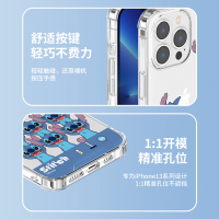 优加迪士尼苹果13手机壳史迪奇iPhone12/13promax保护套透明卡通可爱维尼熊不发黄跳跳虎防摔软壳