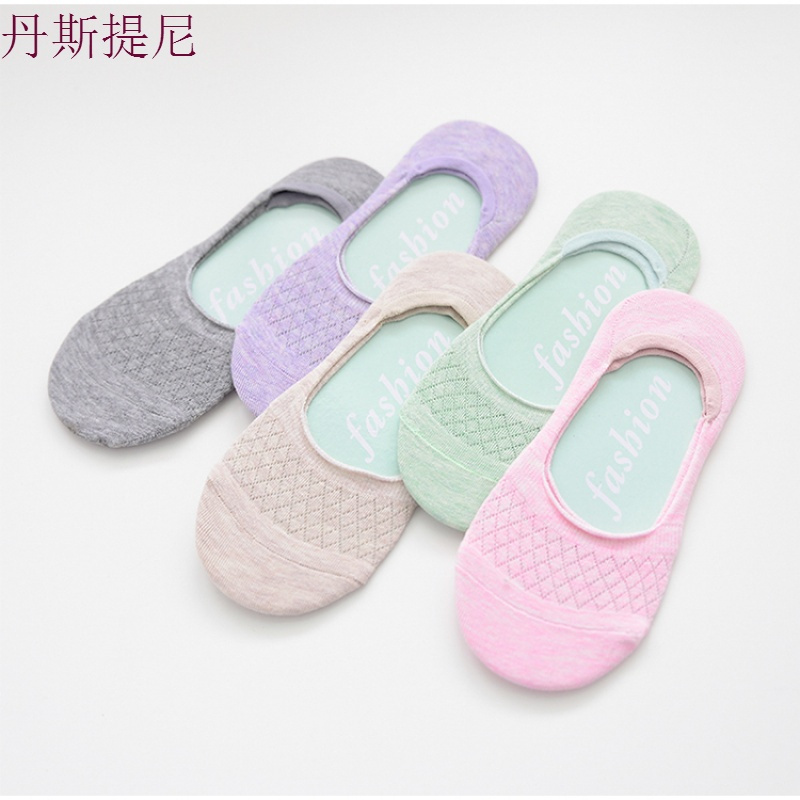 船袜女袜子纯棉短袜浅口隐形袜硅胶防滑低帮女袜夏季薄款女士棉袜