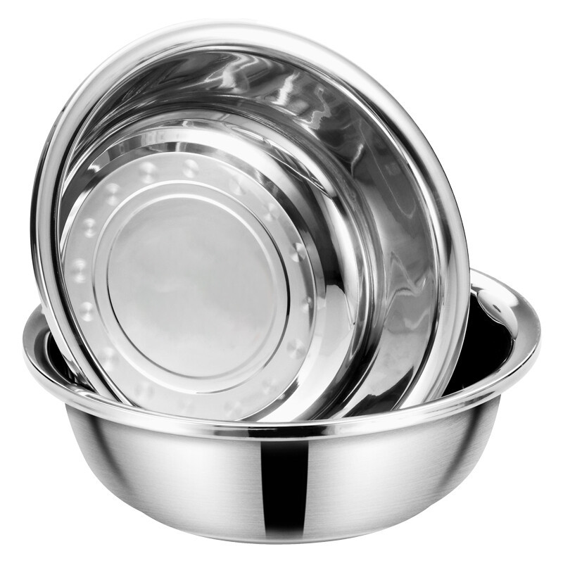 信基高格 直径38cm@ 5个/件 不锈钢洗菜盆 (计价单位:件)