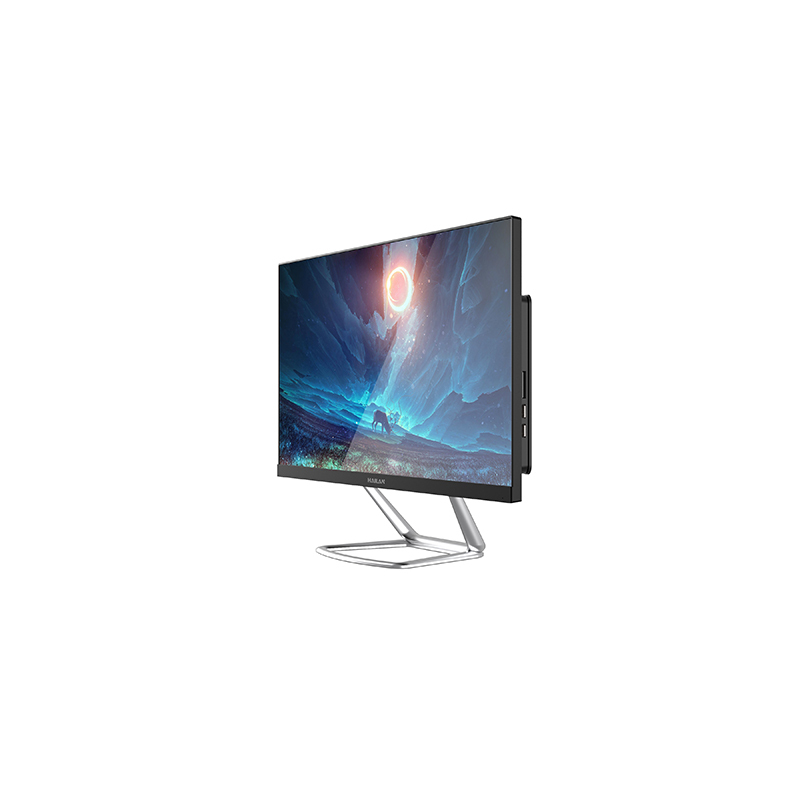 HAILAN海兰G20Plus 十代i510400+8G+M.2 256G 22寸一体机 黑 旋转升降 商务家用