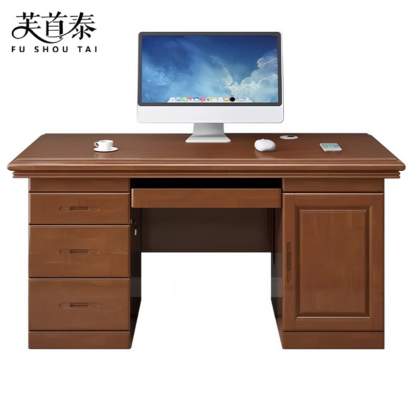 芙首泰办公电脑桌1400*680*760mm张高清大图