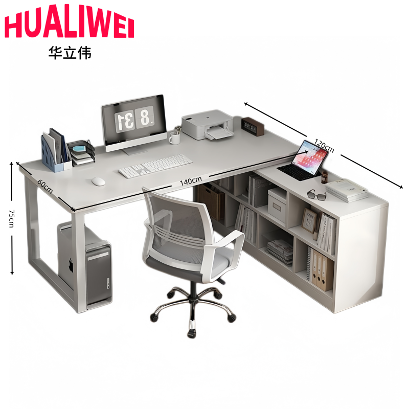 转角办公桌高清大图