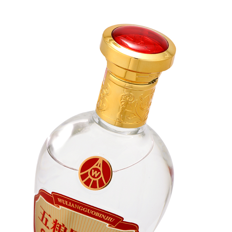 五粮液股份公司出品 五粮国宾酒 52度 500ml 单瓶 浓香型白酒 国宾珍藏升级版