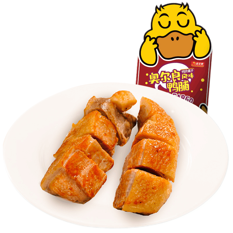 桂花鸭旗舰店奥尔良鸭脯118g南京特产鸭脯卤味零食图片