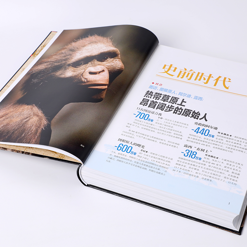 [正版]头条世界史 弗洛朗丝 著 从史前时代到21世纪人类走过的700万年 以头条快报形式,可视化复原各个时代热点关注高清大图