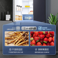 容声460升冰箱四开门十字对开门一级变频风冷无霜智能双循环节能超薄嵌入干湿分储BCD-460WD12FPA