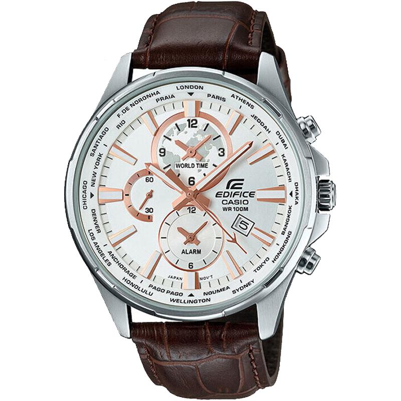 卡西欧(CASIO)男士edifice系列手表 日韩品牌商务石英表男 EFR-304L-7A