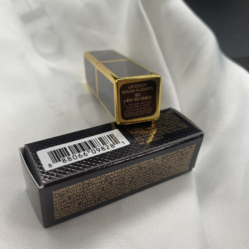 tomford汤姆福特tf口红烈焰幻魅唇膏801g小样经典黑管红棕色