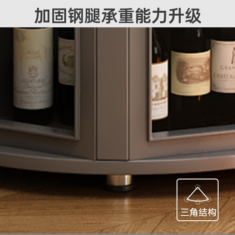 芊怡(QIANYI)墙边转角柜客厅落地边角柜靠墙置物架三角形拐角收纳柜子家用书架