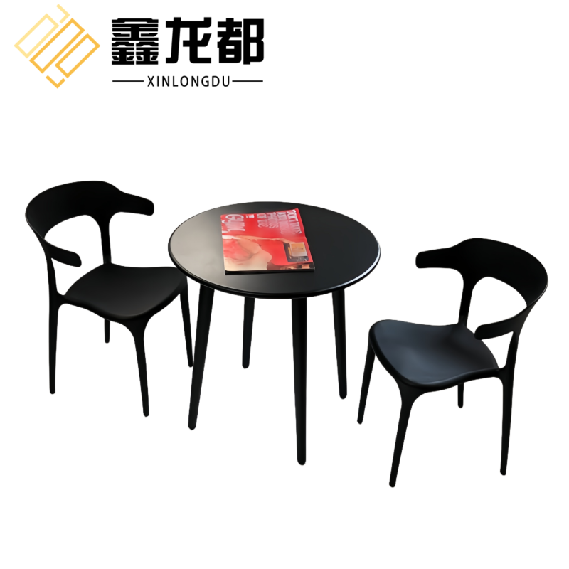 鑫龙都 休闲桌椅一桌两椅70cm套