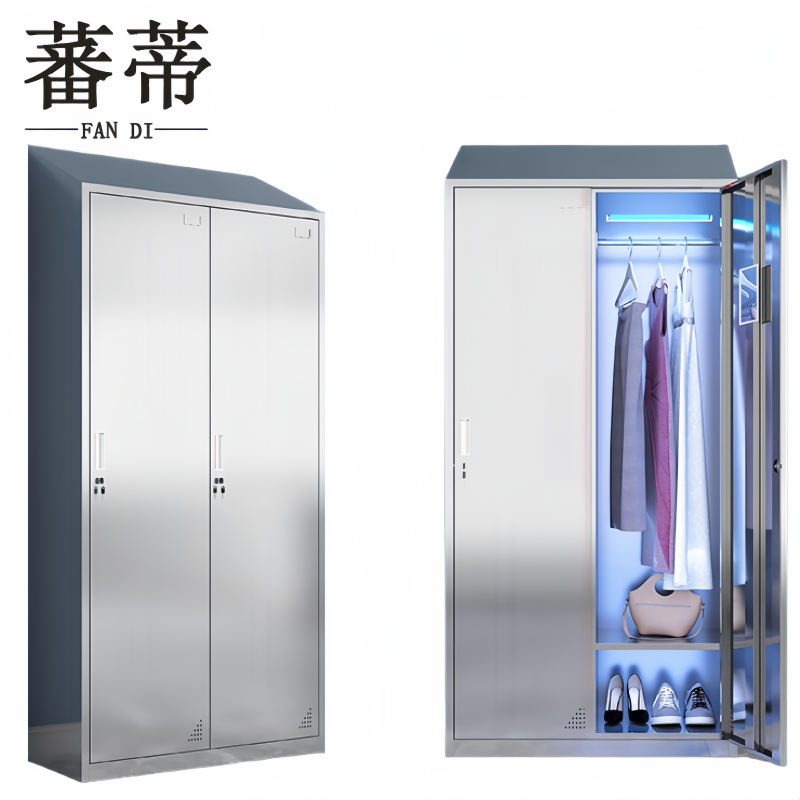 蕃蒂不锈钢衣柜高清大图