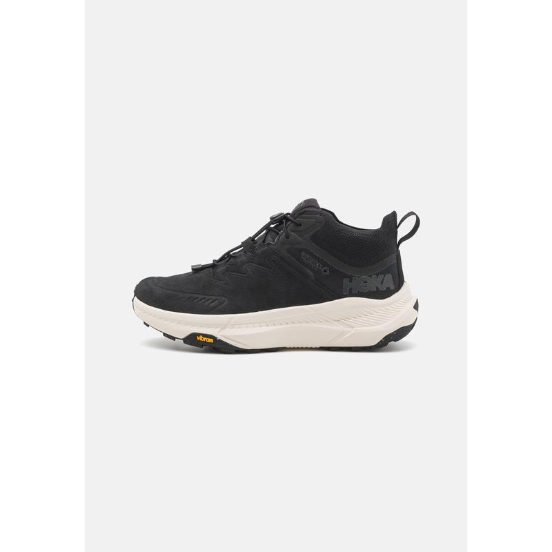 Hoka OneOne男士防水透气徒步鞋 轻便耐磨绒面设计 适合城市户外 black/alabaster 44