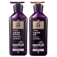 紫吕洗护套装 Ryo/吕控油蓬松滋盈韧发强韧防断洗发水400ml+护发素400ml