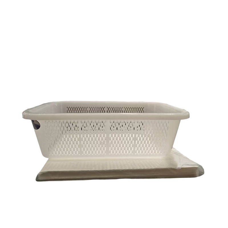 [疆不凡] 厨房方形沥水篮38×26.3×13.5cm个高清大图
