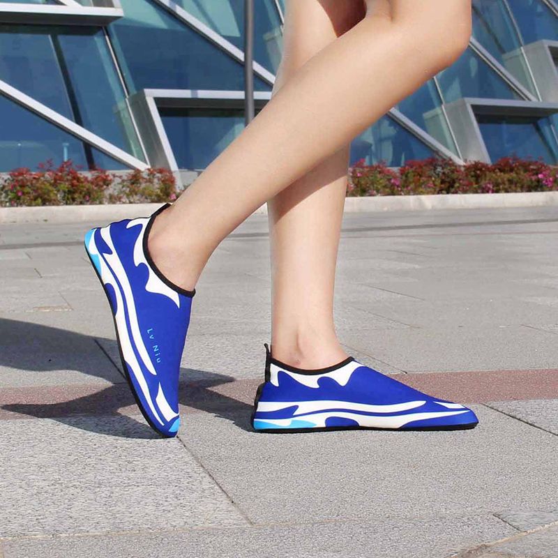 便携涉水鞋游泳沙滩鞋女沙滩袜凉鞋儿童赤足瑜伽软鞋潜水男浮潜鞋 莎