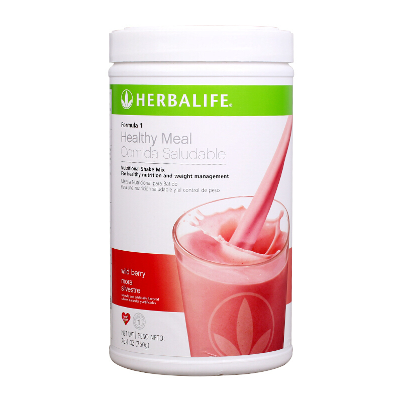 美国康宝莱(herbalife)奶昔减肥代餐粉750g/罐装 美版非港版 膳食营养补充剂饱腹减重 草莓味 预售1周后发