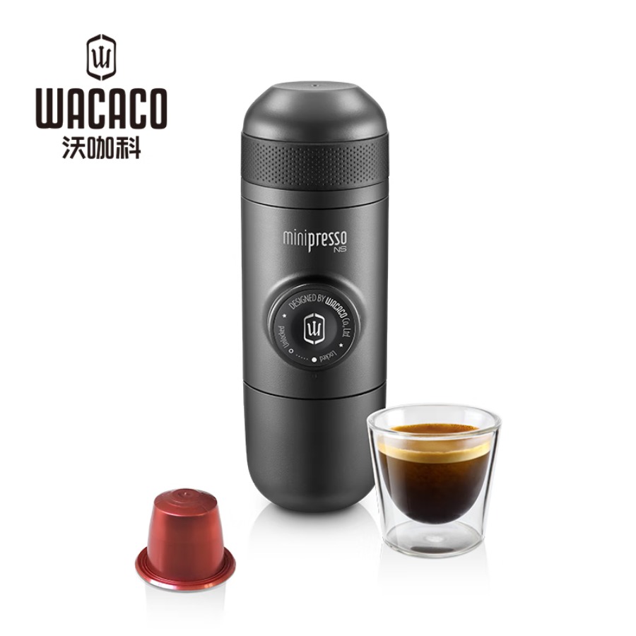 WACACO Minipresso NS便携意式浓缩咖啡机浓缩咖啡粉胶囊家居馆咖啡壶 (咖啡胶囊版)
