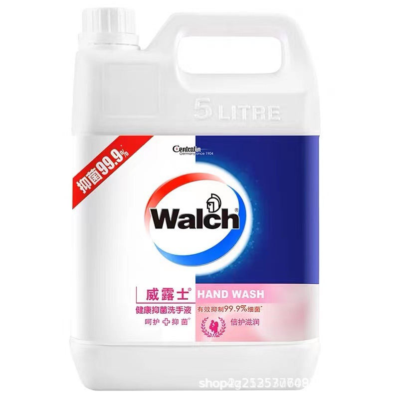 威露士(Walch) 泡沫洗手液补充装5L 青柠盈润抑菌消毒高清大图
