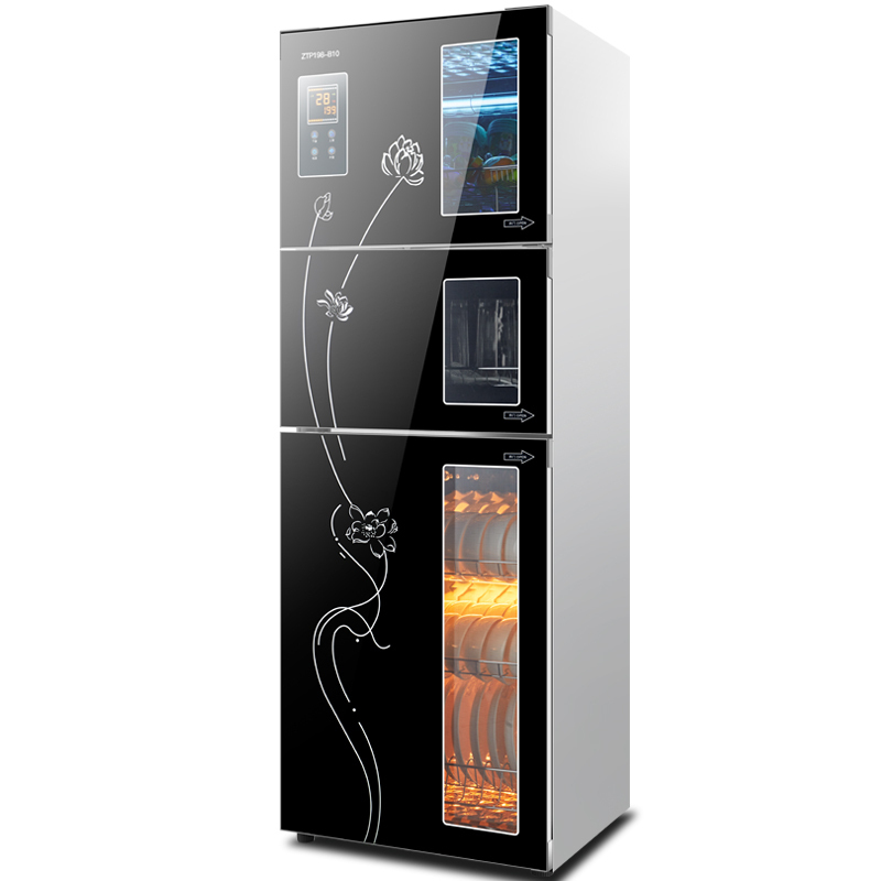 [母婴用品+餐具]欢呼好太太 紫外线大容量高温消毒碗柜ZTP 198-B10光波家用立式消毒柜三开门奶瓶母婴厨房碗筷餐具