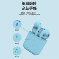 Alianxi I12真无线蓝牙耳机迷你运动跑步高清双耳挂耳式PHONEX7P8P苹果安卓华为小米OPPO手等机通用蓝色