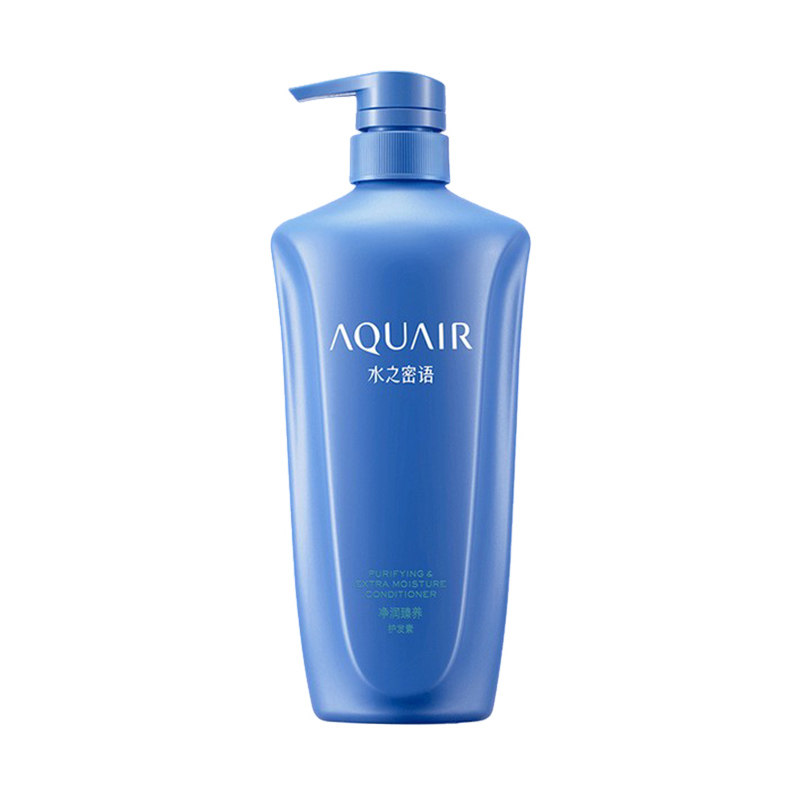 水之密语(AQUAIR)洗发水露控油净润臻养活力蓬感控油滋养清爽蓬松柔顺净润臻养护发素600ml