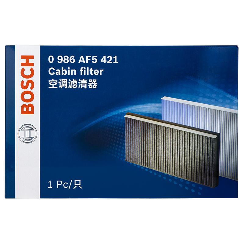 博世(BOSCH)单效空调滤清器0986AF5421(别克世纪3.0L/君威I/君越II2.4)