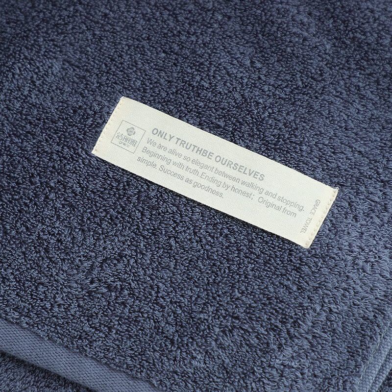 洁丽雅(grace)W0115浴巾A类加大柔软吸水浴巾男女浴巾140*70cm灰色图片