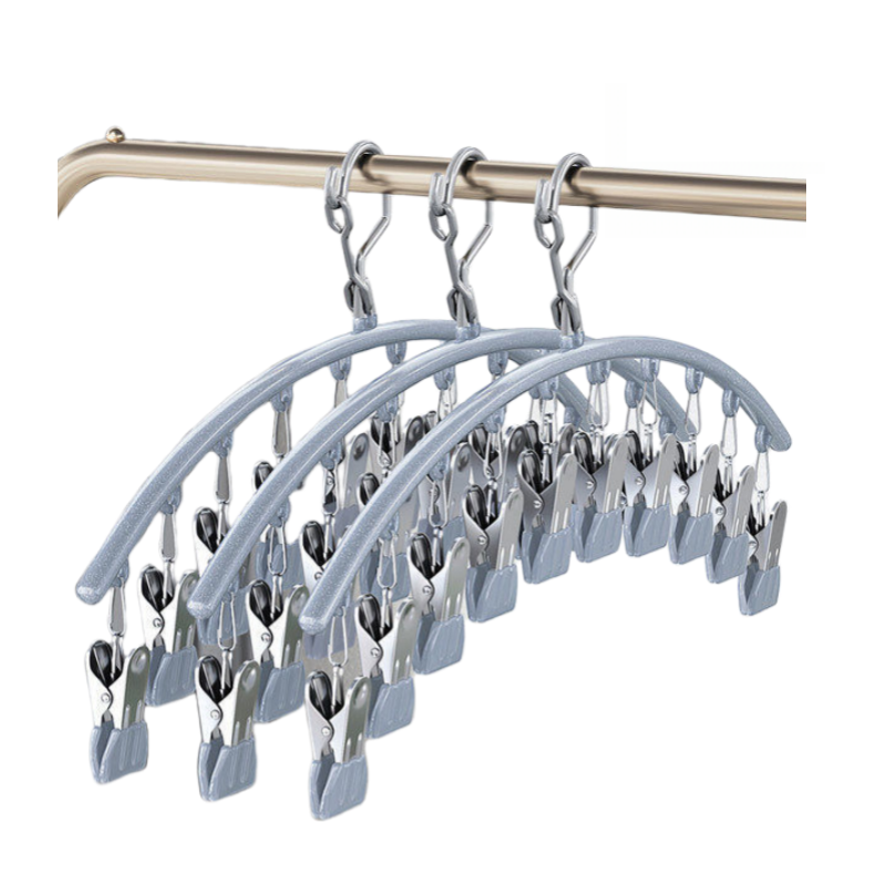 蕃蒂不锈钢晾晒架10夹个高清大图