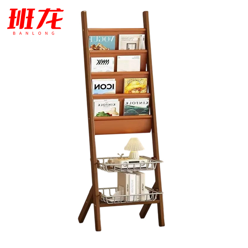 班龙书架置物架篮筐小号个高清大图