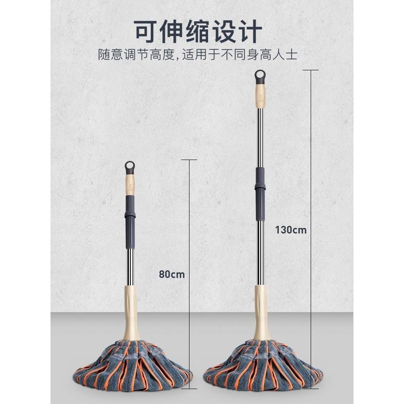 咖啡色 瓷砖专用拖把无水痕拖布无水印厨房拖地去油老式墩布店铺用饭店用