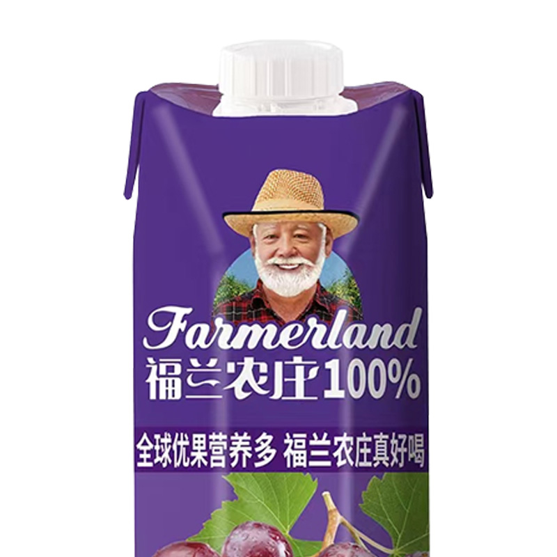 福兰农庄 葡萄汁 1L 瓶高清大图
