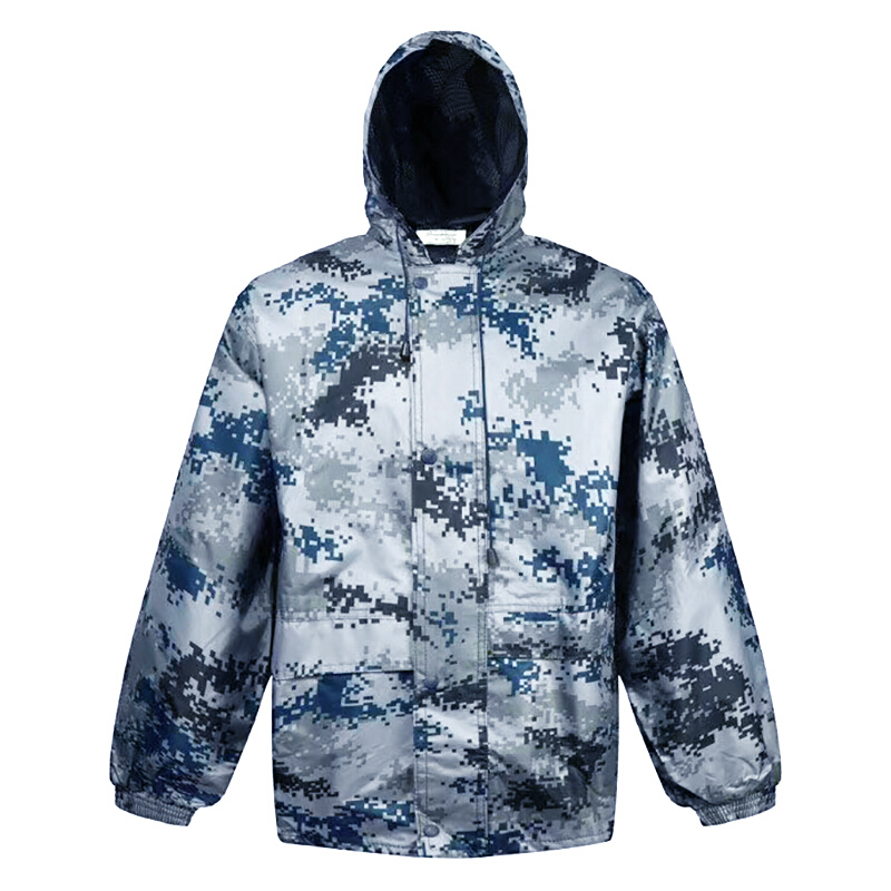 兵行者07新式单兵数码迷彩空军雨衣套装部分队执勤分体雨衣军迷服饰