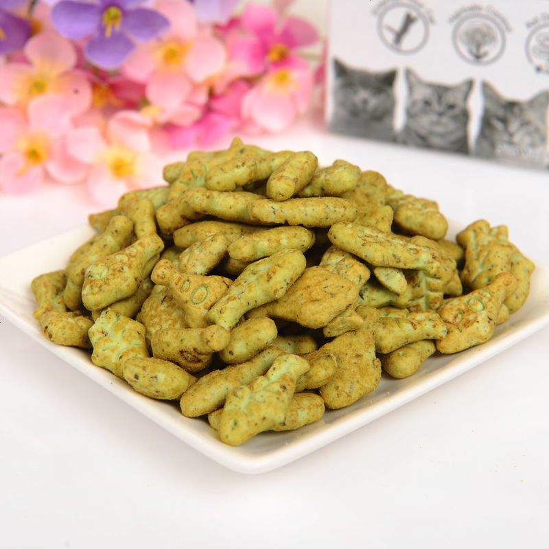 中国 天然猫薄荷饼干 小鱼饼干 功能性可选 100g