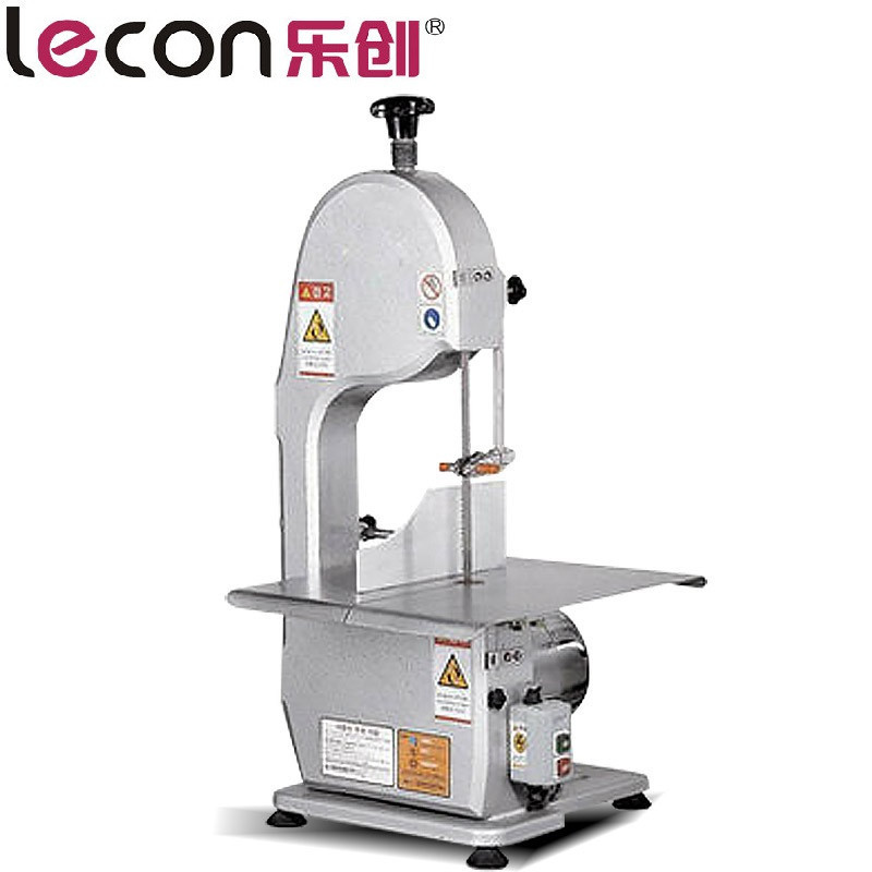 lecon/乐创洋博 商用锯骨机 铝镁合金不锈钢银色切骨机排骨机切冻肉冻鱼锯猪蹄牛排羊排10商用切片机/切肉机