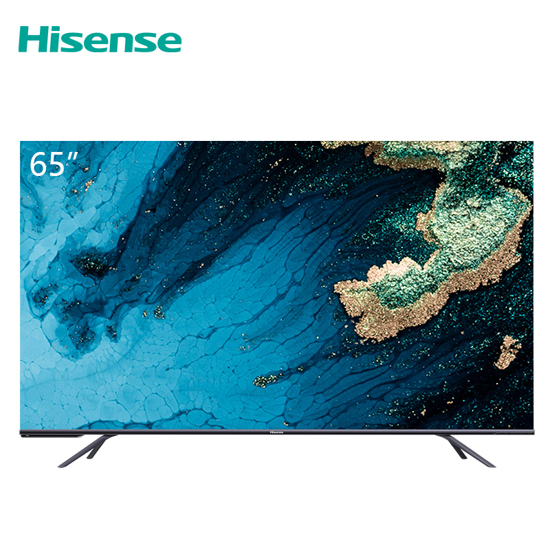 海信(Hisense)HZ65E7D 65英寸 超高色域 3GB+32GB AI声控 杜比全景声 超薄全面屏平板电视机