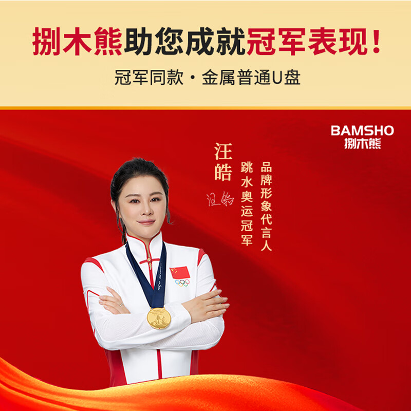 捌木熊 GJC-F00005 金属普通U盘8G(单位:个)高清大图