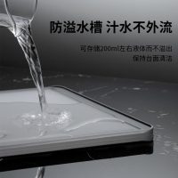 日本泰福高(TAFUCO)304不锈钢双面砧板切菜板 塑料防滑案板 蔬菜水果家用案板不开裂揉面擀面板-380*270mm