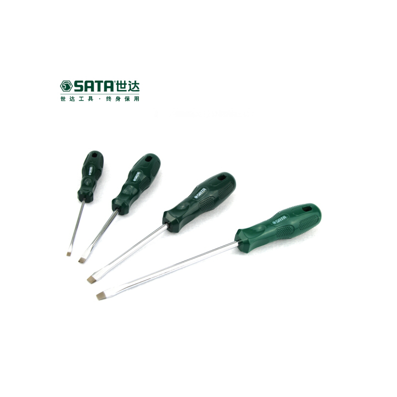 世达(SATA) 一字螺丝刀(中)62214 货期5-10天高清大图