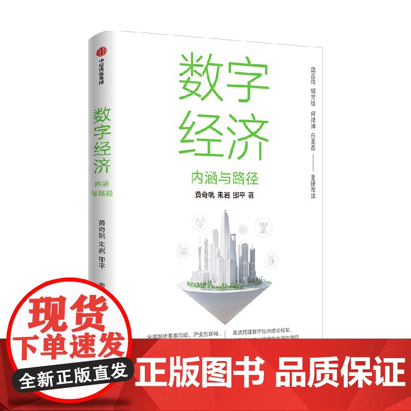 数字经济 内涵与路径 黄奇帆等著 沈昌祥 邬贺铨 何建坤 白重恩 荐读 数字生产力 数字生产关系 数字金融高清大图